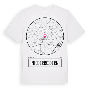 Niederrœdern t-shirt – ekologisk bomull t-shirt från Pinshirt