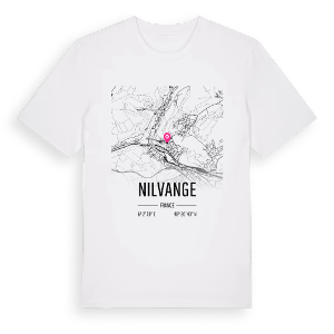 Nilvange karta t-shirt – ekologisk bomull t-shirt från Pinshirt