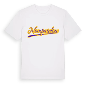 Nompatelize baseball t-shirt – ekologisk bomull t-shirt från Pinshirt