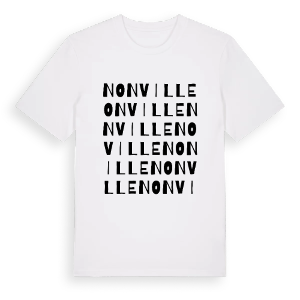 Nonville ordlek t-shirt – ekologisk bomull t-shirt från Pinshirt
