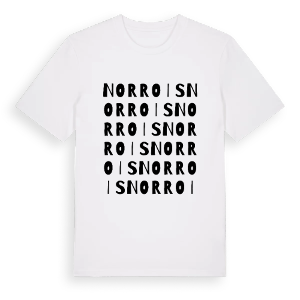 Norrois ordlek t-shirt – ekologisk bomull t-shirt från Pinshirt