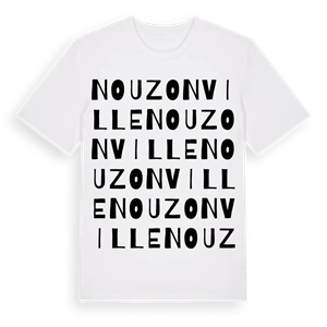 Nouzonville ordlek t-shirt – ekologisk bomull t-shirt från Pinshirt