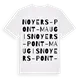 Noyers-Pont-Maugis ordlek t-shirt