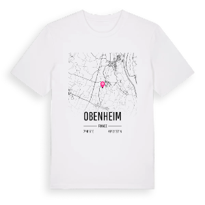 Obenheim karta t-shirt – ekologisk bomull t-shirt från Pinshirt