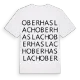 Oberhaslach ordlek t-shirt