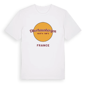 Oberhausbergen cirkel t-shirt – ekologisk bomull t-shirt från Pinshirt