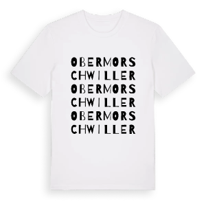 Obermorschwiller ordlek t-shirt – ekologisk bomull t-shirt från Pinshirt