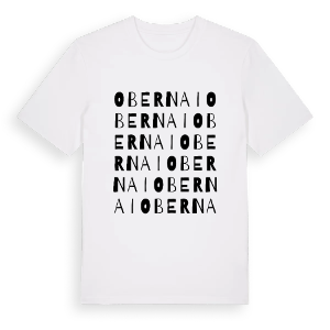 Obernai ordlek t-shirt – ekologisk bomull t-shirt från Pinshirt