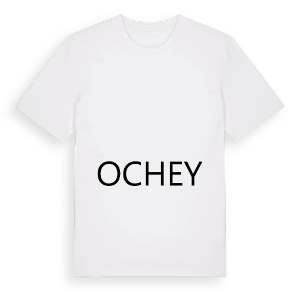Jag älskar Ochey t-shirt stort tryck – ekologisk bomull t-shirt från Pinshirt