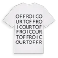 Offroicourt ordlek t-shirt