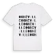 Ognéville ordlek t-shirt