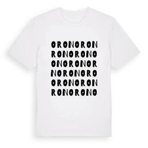 Oron ordlek t-shirt – ekologisk bomull t-shirt från Pinshirt