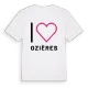 Jag älskar Ozières t-shirt stort tryck