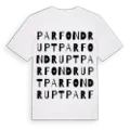 Parfondrupt ordlek t-shirt