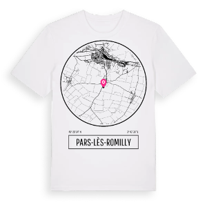 Pars-lès-Romilly t-shirt – ekologisk bomull t-shirt från Pinshirt