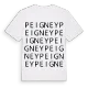 Peigney ordlek t-shirt