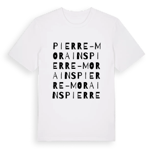 Pierre-Morains ordlek t-shirt – ekologisk bomull t-shirt från Pinshirt