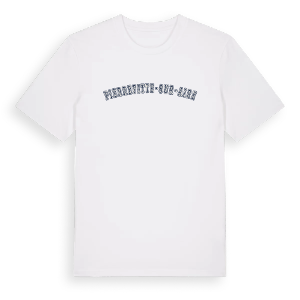 Pierrefitte-sur-Aire college t-shirt – ekologisk bomull t-shirt från Pinshirt