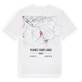 Plaines-Saint-Lange karta t-shirt