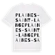 Plaines-Saint-Lange ordlek t-shirt