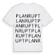 Planrupt ordlek t-shirt