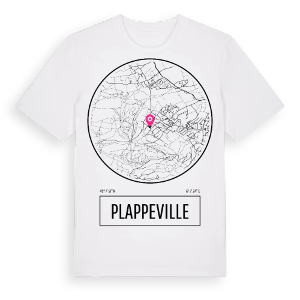 Plappeville t-shirt – ekologisk bomull t-shirt från Pinshirt