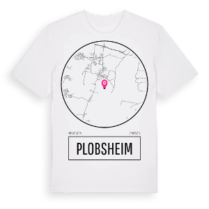 Plobsheim t-shirt – ekologisk bomull t-shirt från Pinshirt