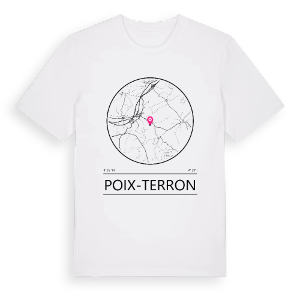 Poix-Terron t-shirt – ekologisk bomull t-shirt från Pinshirt
