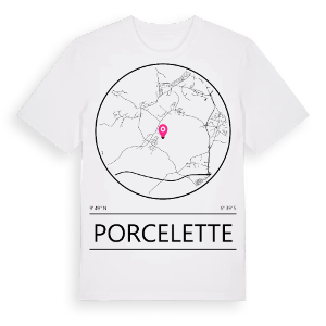 Porcelette t-shirt – ekologisk bomull t-shirt från Pinshirt