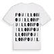 Pouillon ordlek t-shirt