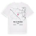 Prix-lès-Mézières karta t-shirt