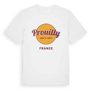 Prouilly cirkel t-shirt – ekologisk bomull t-shirt från Pinshirt