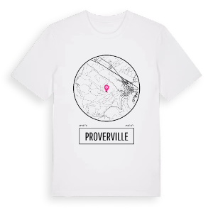 Proverville t-shirt – ekologisk bomull t-shirt från Pinshirt