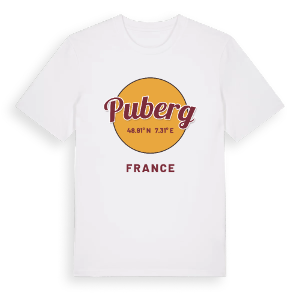 Puberg cirkel t-shirt – ekologisk bomull t-shirt från Pinshirt