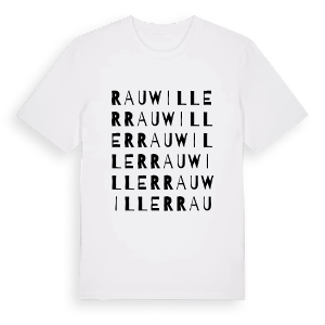 Rauwiller ordlek t-shirt – ekologisk bomull t-shirt från Pinshirt