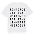 Rembercourt-sur-Mad ordlek t-shirt