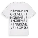 Rémelfing ordlek t-shirt