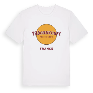 Ribeaucourt cirkel t-shirt – ekologisk bomull t-shirt från Pinshirt