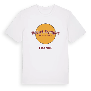Robert-Espagne cirkel t-shirt – ekologisk bomull t-shirt från Pinshirt