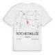 Rochetaillée karta t-shirt