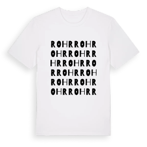Rohr ordlek t-shirt – ekologisk bomull t-shirt från Pinshirt