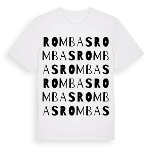 Rombas ordlek t-shirt – ekologisk bomull t-shirt från Pinshirt