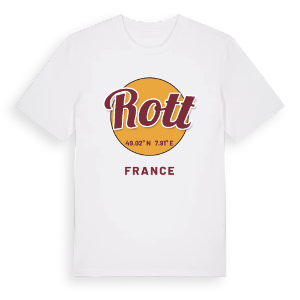 Rott cirkel t-shirt – ekologisk bomull t-shirt från Pinshirt