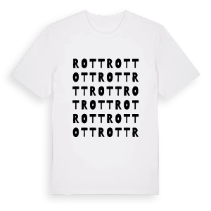 Rott ordlek t-shirt – ekologisk bomull t-shirt från Pinshirt