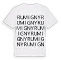 Rumigny ordlek t-shirt