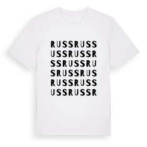 Russ ordlek t-shirt – ekologisk bomull t-shirt från Pinshirt