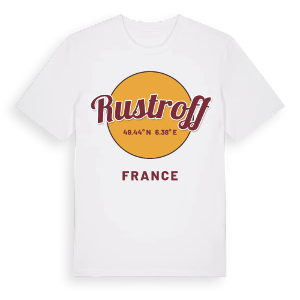 Rustroff cirkel t-shirt – ekologisk bomull t-shirt från Pinshirt