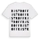 Rustroff ordlek t-shirt