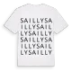Sailly ordlek t-shirt