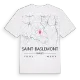 Saint-Baslemont karta t-shirt